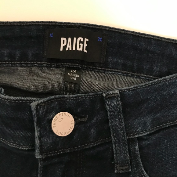 Paige Verdugo Embellished Mid-Rise Skinny Jeans - Picture 5 of 7